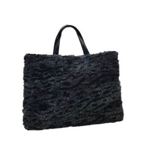 Lancome Faux Fur Tote bag